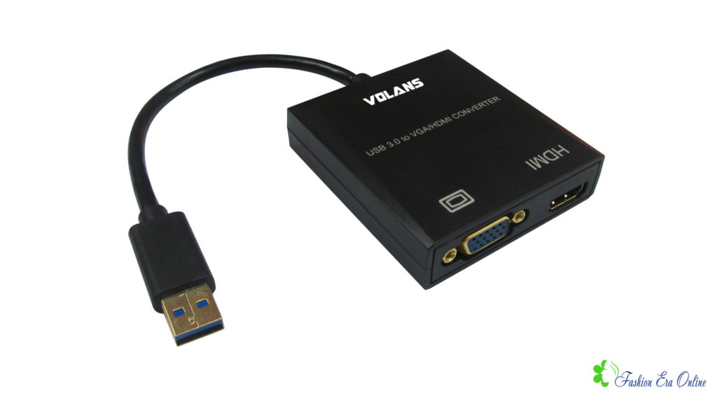 Get USB to HDMI cable to connect your device with monitor